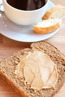Tasty Healthy Wholewheat Bread And Coffee Stock Photo Tasty Healthy Wholewheat Bread And Coffee Stock Photo