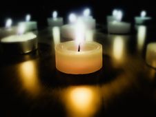 Burning Candles Stock Photos Burning Candles Stock Photos