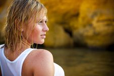 Free Girl At Sea Stock Images - 15146194