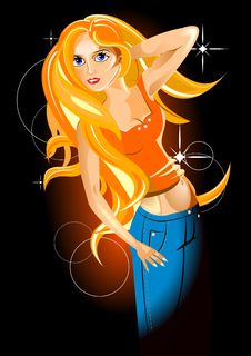 My New Blue Jeans Royalty Free Stock Image My New Blue Jeans Royalty Free Stock Image