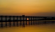 Sunset Bridge Stock Photo Sunset Bridge Stock Photo