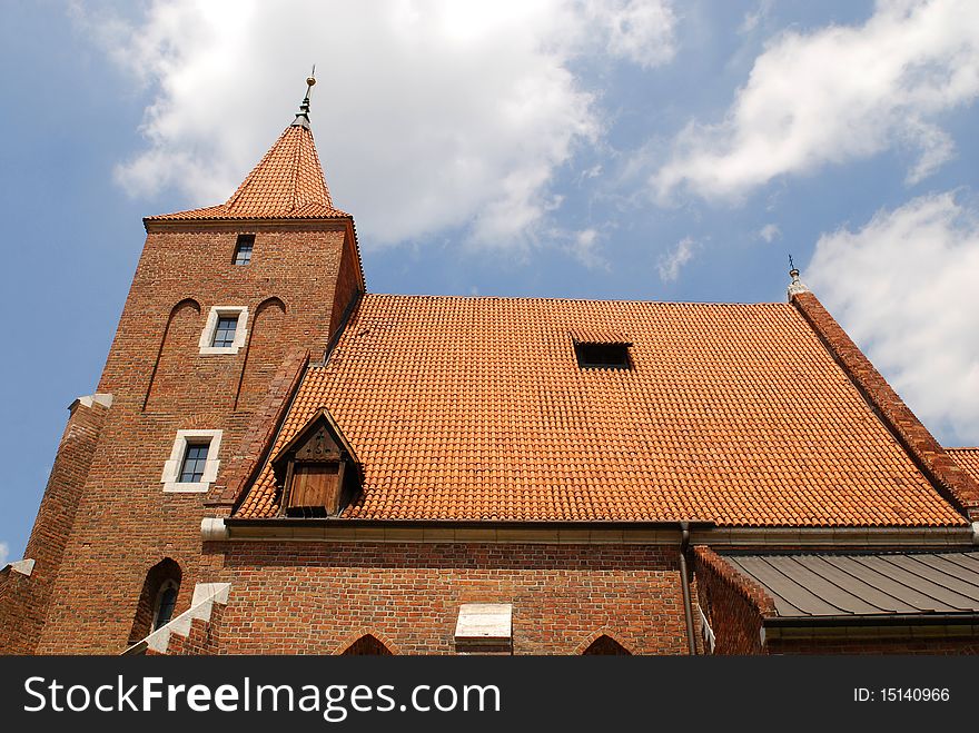 Church of Sts. Cross in Cracow. Poland