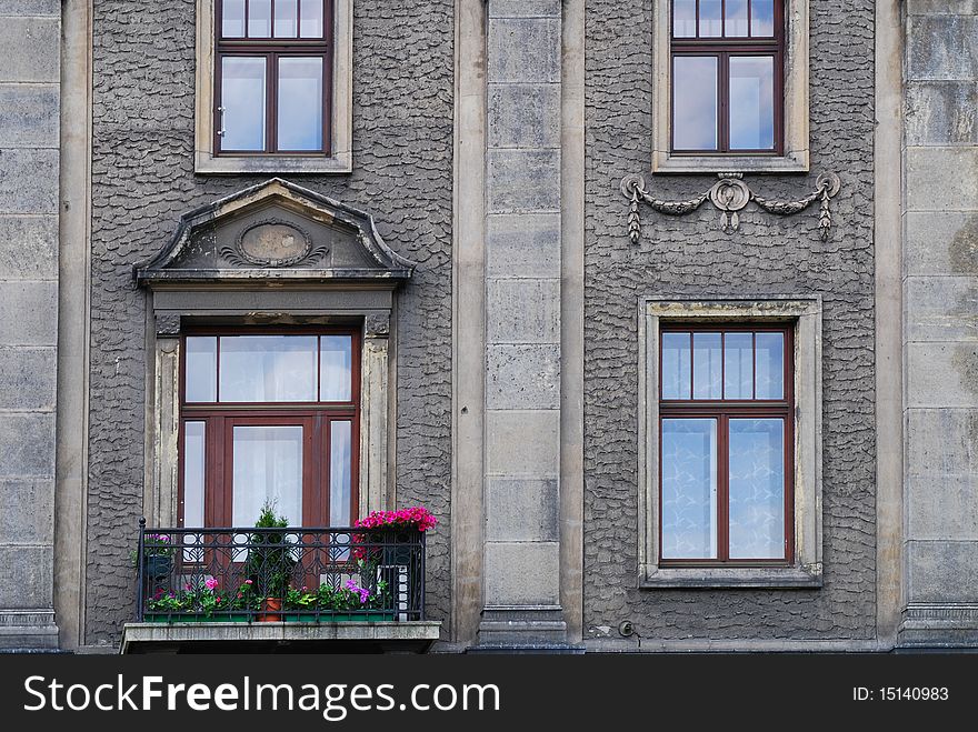 House on the old city in Cracow