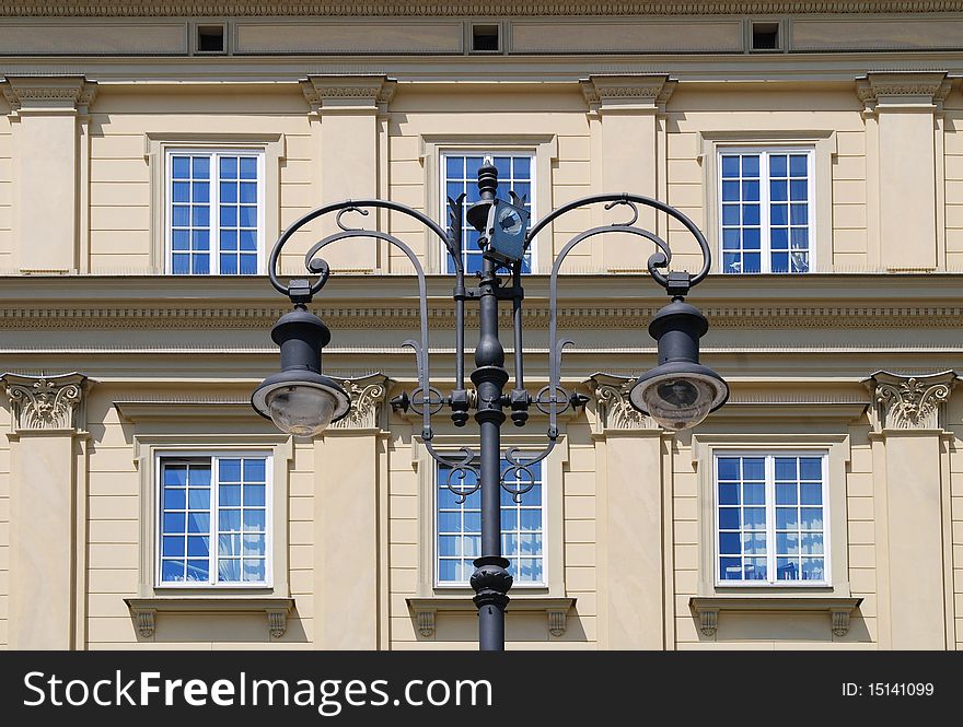 House on the old city in Cracow. Poland