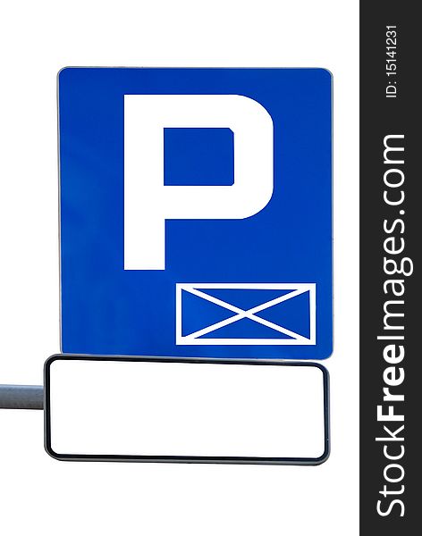 Parking sign