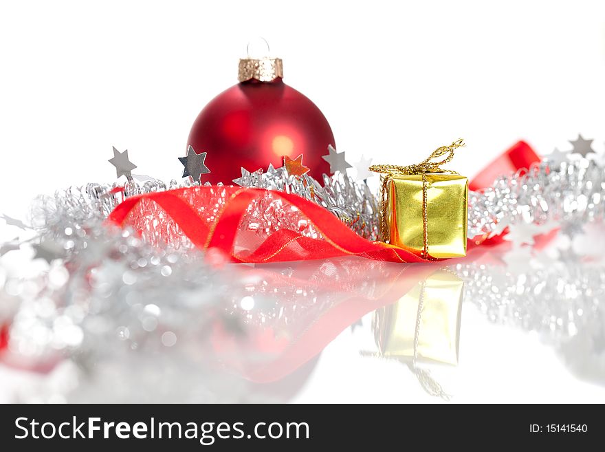 Christmas Decoration isolated on a white background
