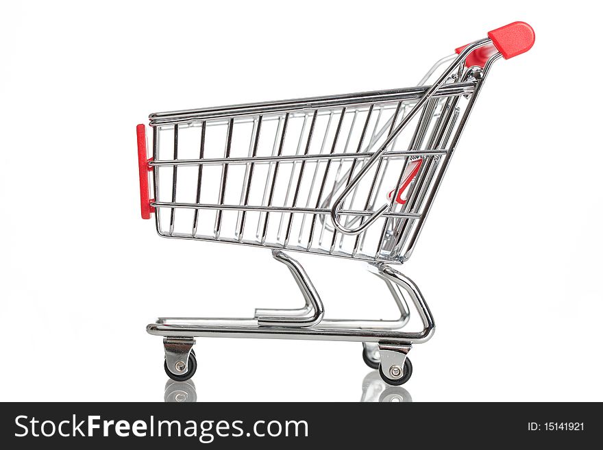 Shopping Cart on a white background