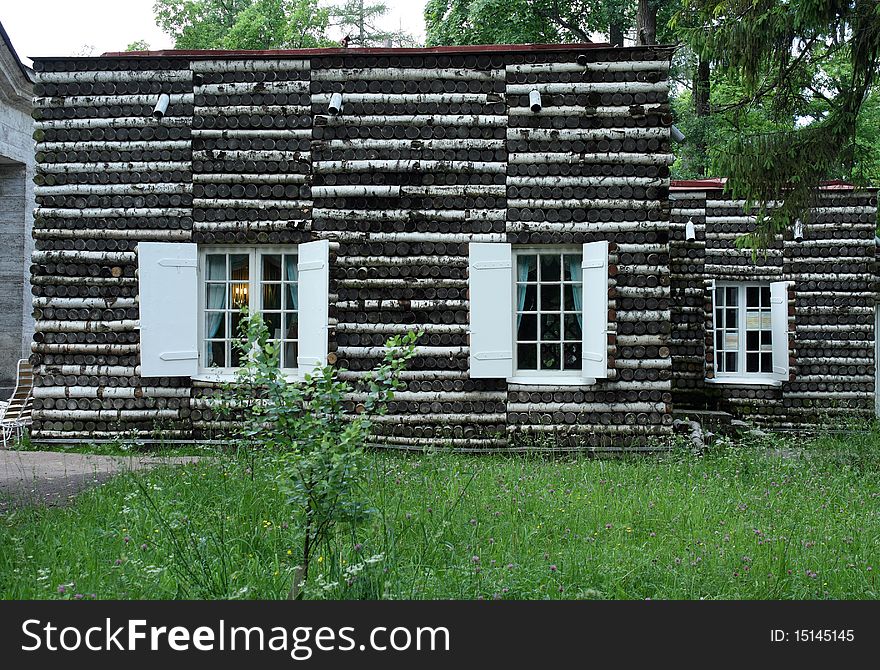 Birch tree house in Gatchina