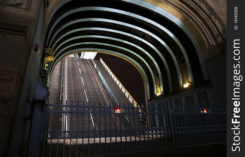 Tower Bridge Is Raised