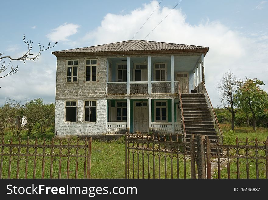 Empty Houses In Abkhazia