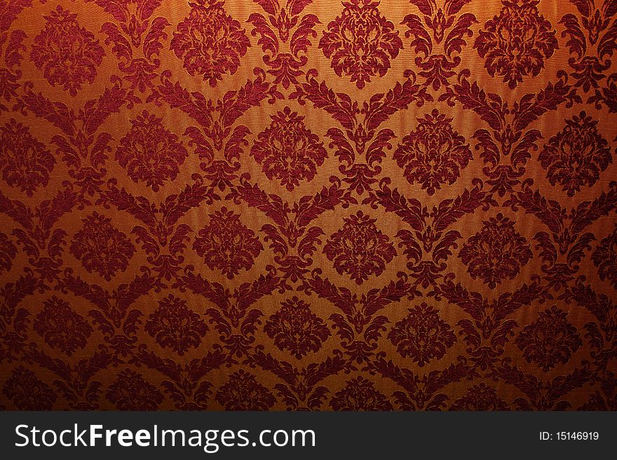 Ancient fabric with patterns suitable for a background. Ancient fabric with patterns suitable for a background