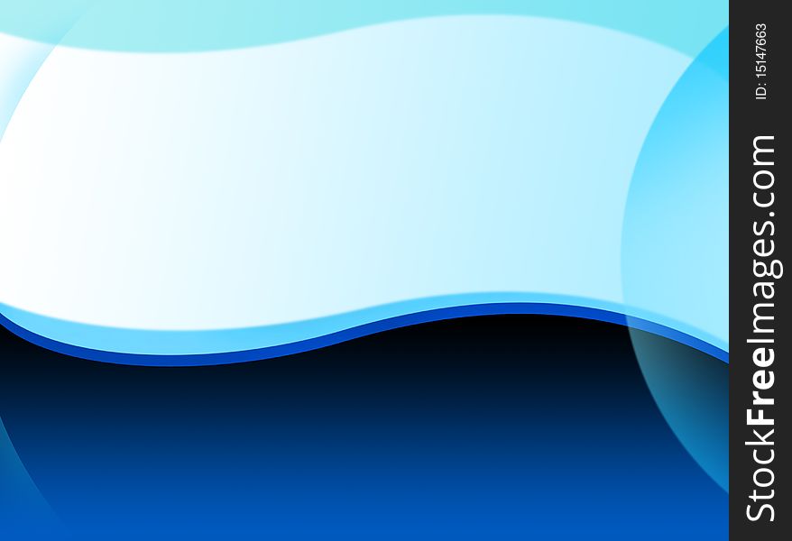 Wavy background in blue color.