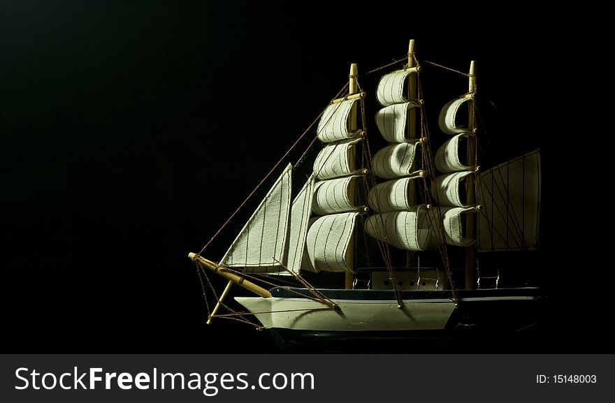 Model Of A Sail Boat