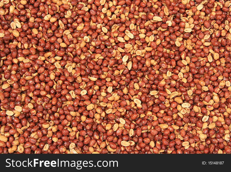 Background of salted and toasted peanuts. Background of salted and toasted peanuts