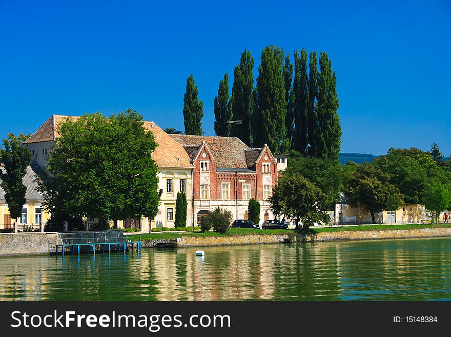 House with lake in Tata, Hungary