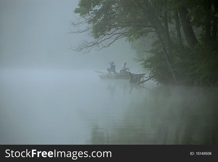 Fishing in the fog