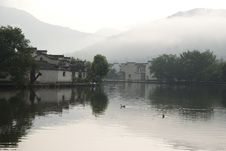 Chinese Ancient Village Stock Photography