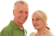 Happy Elderly Couple Together Royalty Free Stock Image