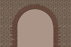 Brick Arch Royalty Free Stock Photos Brick Arch Royalty Free Stock Photos