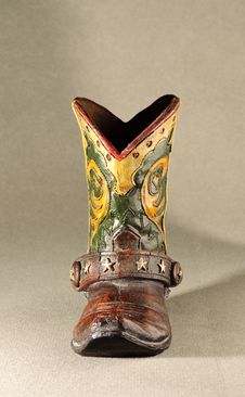 Leather Boot Royalty Free Stock Images