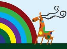 Magic Antelope Royalty Free Stock Images Magic Antelope Royalty Free Stock Images