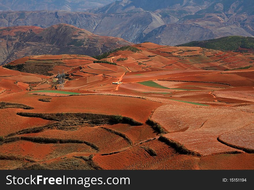 Special geomorphology in the west of China