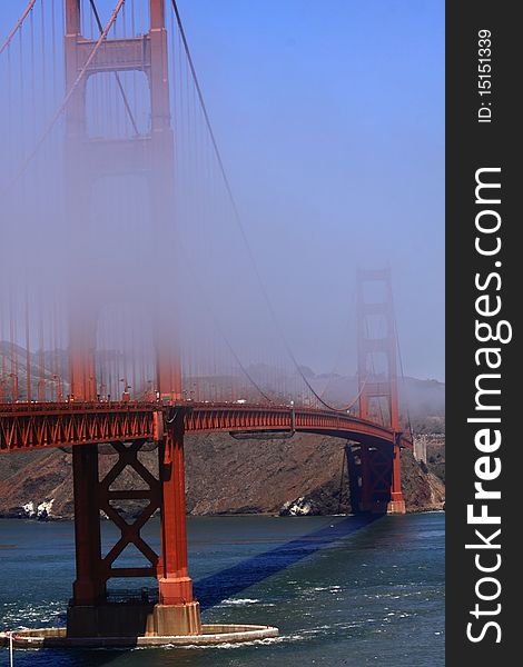 Golden gate San Francisco mist