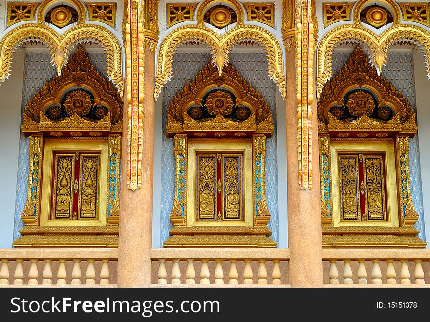 Thai Temple In  Khonkane Province