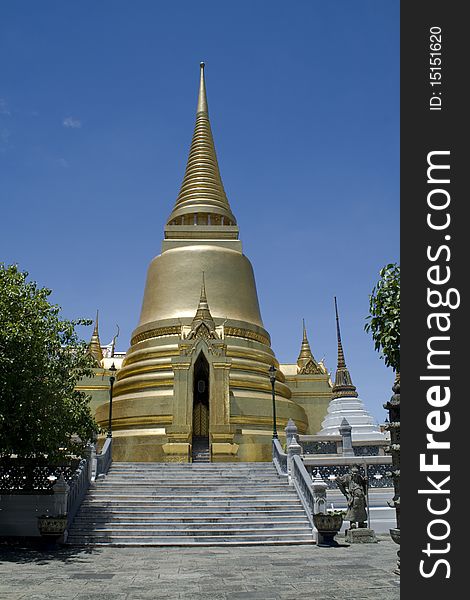 The Golden Pagoda at Famous Grand Palace, Thailand. The Golden Pagoda at Famous Grand Palace, Thailand