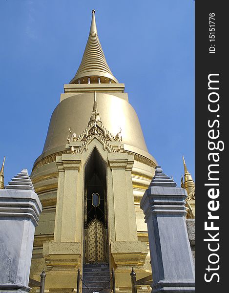 Golden Pagoda at Grnad Palace, Bangkok, Thailand