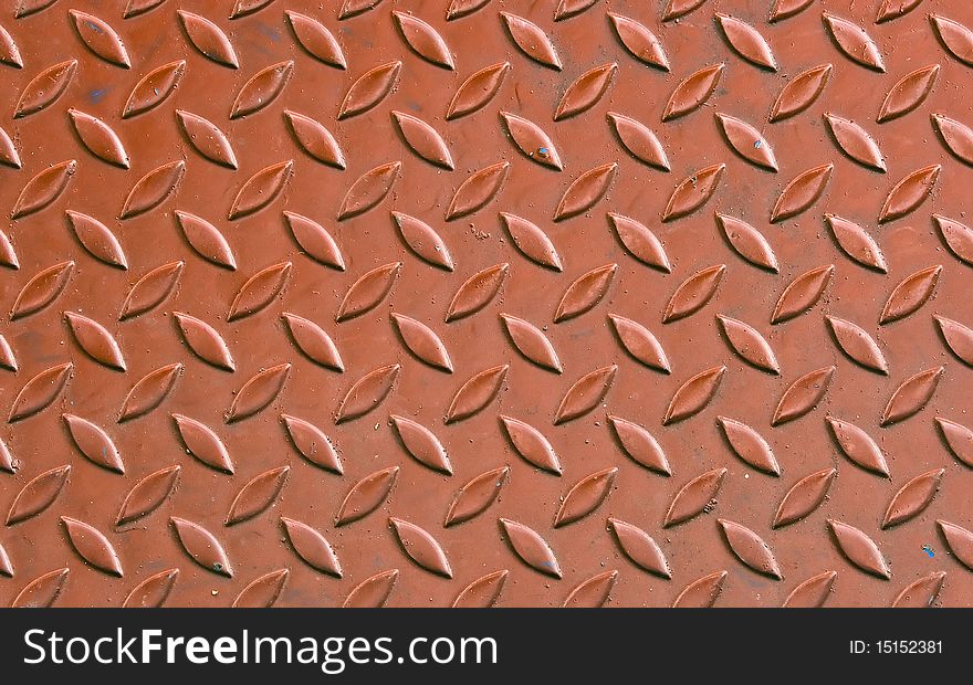 Pattern of Red metal Plate