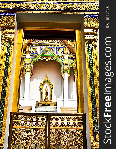 Door of the Wat Thai in Bangkok. Door of the Wat Thai in Bangkok.