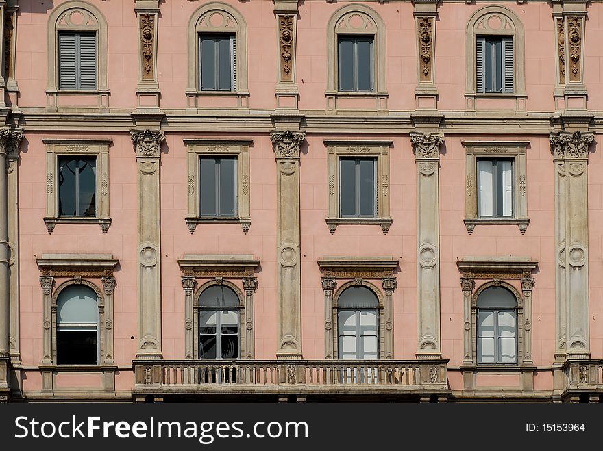 Ancient palace of the Renaissance in Milan