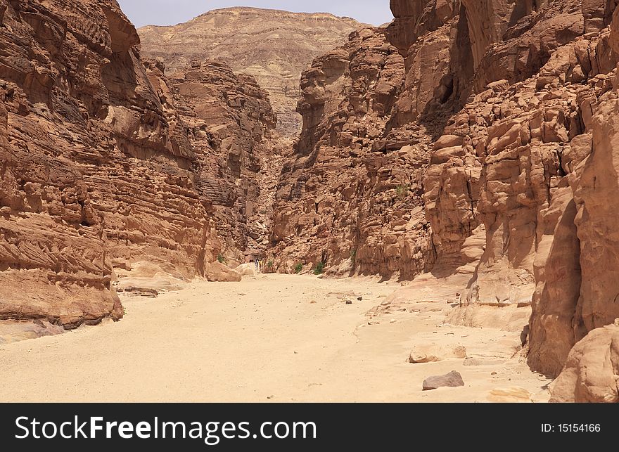 Colored Canyon. Mountains of Sinai. Egypt.