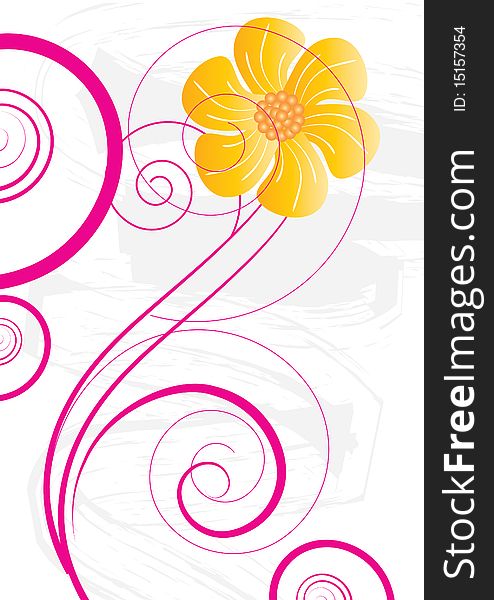 Abstract  Floral Background