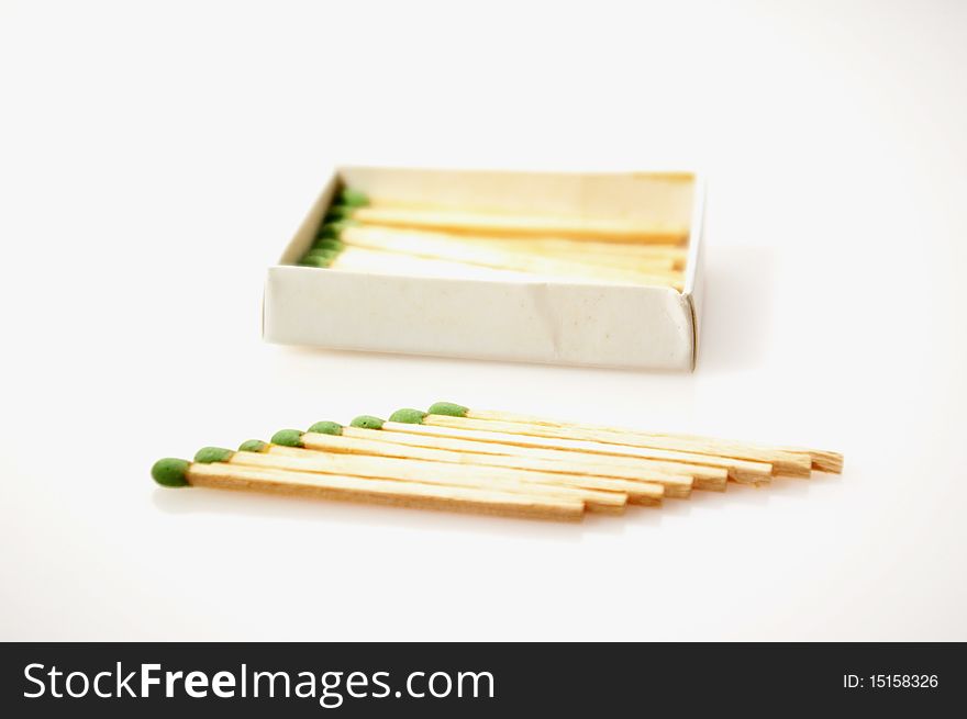 Matches Isolated On White Background
