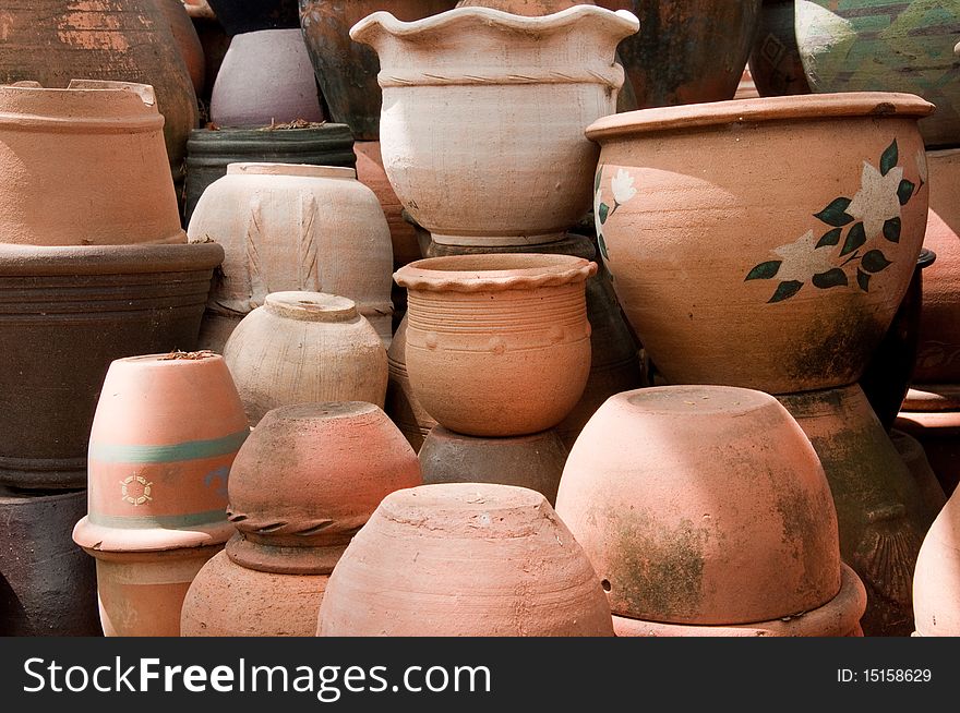 Pottery is the ceramic ware made from clay by potters. Pottery is the ceramic ware made from clay by potters