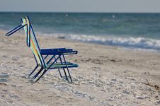 Two Empty Beach Chairs. Stock Image Two Empty Beach Chairs. Stock Image