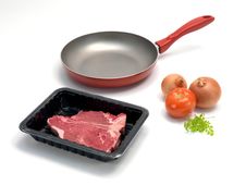 Packaged T Bone Steak Stock Photography Packaged T Bone Steak Stock Photography