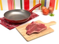 Raw T Bone Steak Stock Photography Raw T Bone Steak Stock Photography