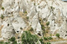 Cave-town In Cappadocia, Turkey Stock Photography Cave-town In Cappadocia, Turkey Stock Photography