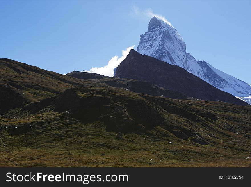 The symbol of the Alps - the Matterhorn.