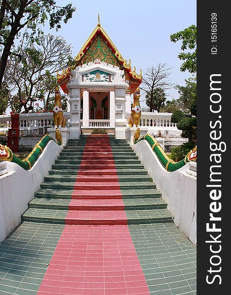 The big pavilion of thai temple