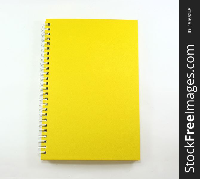 The yellow cover note book