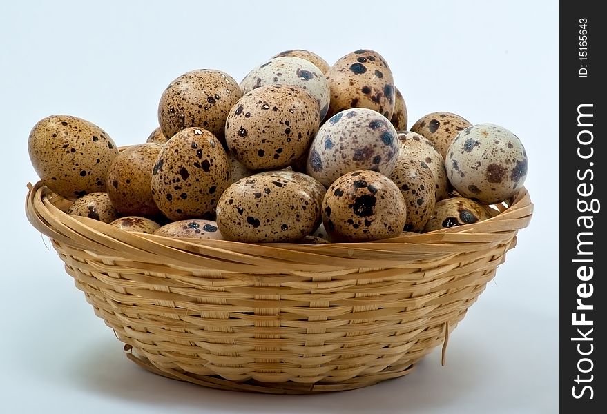 Quail Eggs In The Basket