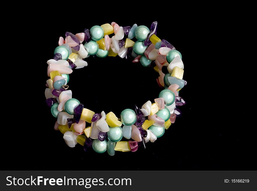 Multi Colored Bead Bracelet