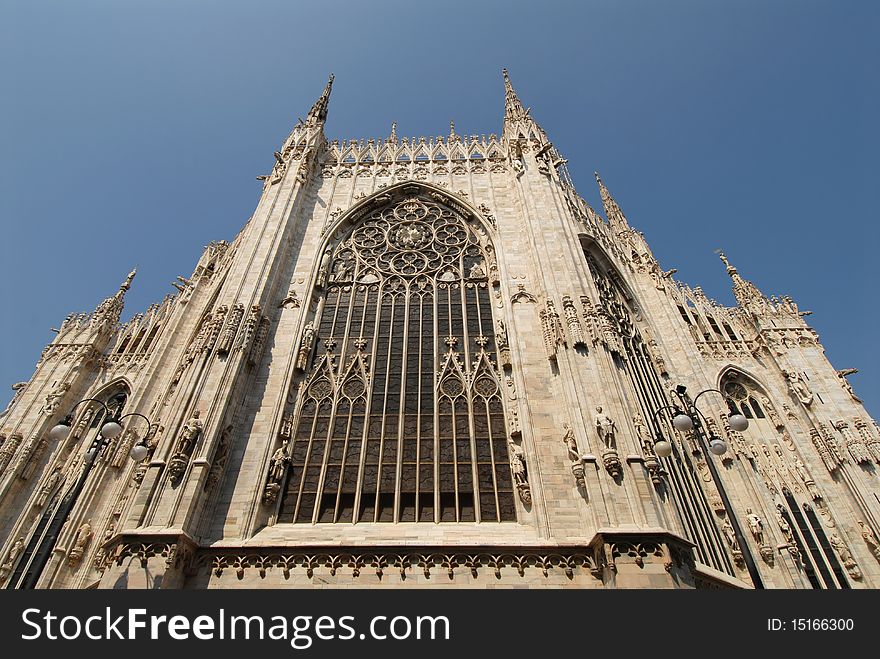 Particularly of the Milan Cathedral