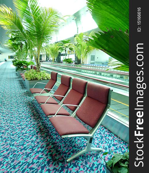 Seating at Changi Airport