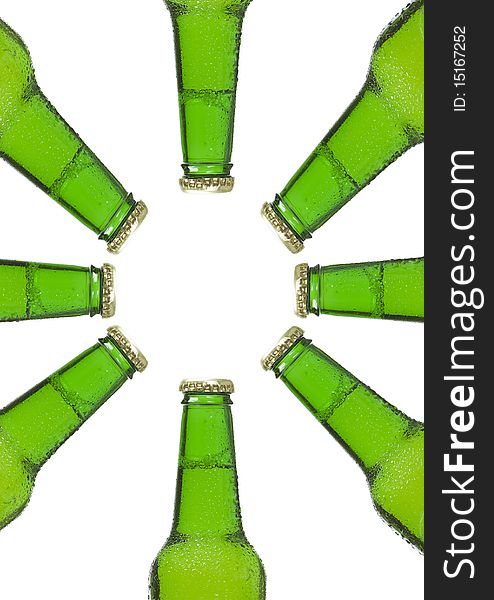 Beer Bottles Isolated