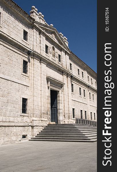 Convento de San Benito. Valladolid. Castilla Leon Community. Spain. Saint Benedict Monastery. Main entrance. Convento de San Benito. Valladolid. Castilla Leon Community. Spain. Saint Benedict Monastery. Main entrance.